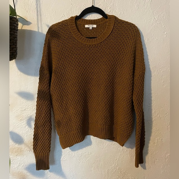 Madewell Brown Knit Sweater - Picture 1 of 8